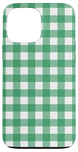 Grünes Gingham-Karo, ästhetisch, Mädchen, adrett, Vintage, niedlich, Boho Hülle für iPhone 13 Pro Max Grünes Gingham-Karo, ästhetisch, Mädchen, adrett, Vintage, niedlich, Boho Hülle für iPhone 13 Pro Max von Classic Gingham Plaid Chic