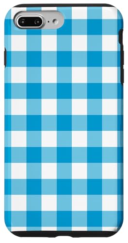 Hellblau Gingham Plaid Ästhetisch Girly Adrett Vintage Cute Hülle für iPhone 7 Plus/8 Plus Hellblau Gingham Plaid Ästhetisch Girly Adrett Vintage Cute Hülle für iPhone 7 Plus/8 Plus von Classic Gingham Plaid Chic