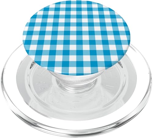 Hellblau Gingham Plaid Ästhetisch Girly Adrett Vintage Cute PopSockets PopGrip für MagSafe Hellblau Gingham Plaid Ästhetisch Girly Adrett Vintage Cute PopSockets PopGrip für MagSafe von Classic Gingham Plaid Chic