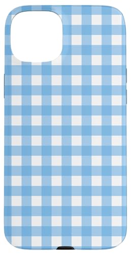 Hellblaues Gingham-Karo, ästhetisch, Mädchen, adrett, Vintage, niedlich Hülle für iPhone 15 Plus Hellblaues Gingham-Karo, ästhetisch, Mädchen, adrett, Vintage, niedlich Hülle für iPhone 15 Plus von Classic Gingham Plaid Chic