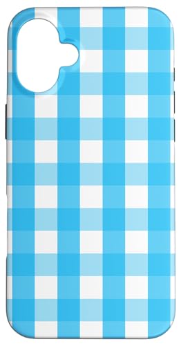 Hellblaues Gingham-Karo, ästhetisch, mädchenhaft, niedlich, adrett, Vintage Hülle für iPhone 16 Plus Hellblaues Gingham-Karo, ästhetisch, mädchenhaft, niedlich, adrett, Vintage Hülle für iPhone 16 Plus von Classic Gingham Plaid Chic