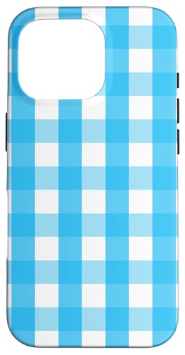 Hellblaues Gingham-Karo, ästhetisch, mädchenhaft, niedlich, adrett, Vintage Hülle für iPhone 16 Pro Hellblaues Gingham-Karo, ästhetisch, mädchenhaft, niedlich, adrett, Vintage Hülle für iPhone 16 Pro von Classic Gingham Plaid Chic