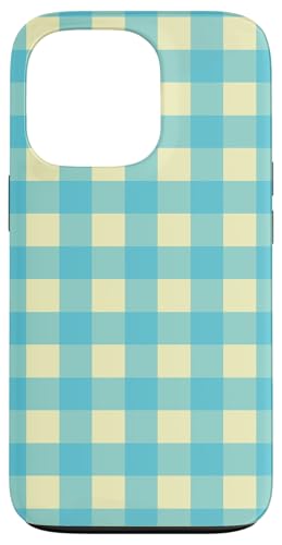 Hellblaugrün-gelbes Gingham-Muster, ästhetisch, Mädchen, adrett, Vintage Hülle für iPhone 13 Pro Hellblaugrün-gelbes Gingham-Muster, ästhetisch, Mädchen, adrett, Vintage Hülle für iPhone 13 Pro von Classic Gingham Plaid Chic