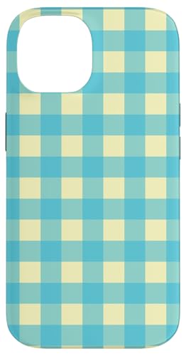 Hellblaugrün-gelbes Gingham-Muster, ästhetisch, Mädchen, adrett, Vintage Hülle für iPhone 14 Hellblaugrün-gelbes Gingham-Muster, ästhetisch, Mädchen, adrett, Vintage Hülle für iPhone 14 von Classic Gingham Plaid Chic