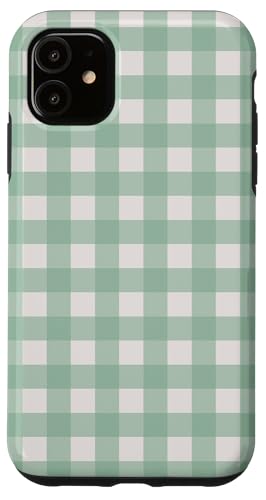 Hellgrün Beige Gingham Plaid Ästhetisch Adrett Vintage Hülle für iPhone 11 Hellgrün Beige Gingham Plaid Ästhetisch Adrett Vintage Hülle für iPhone 11 von Classic Gingham Plaid Chic