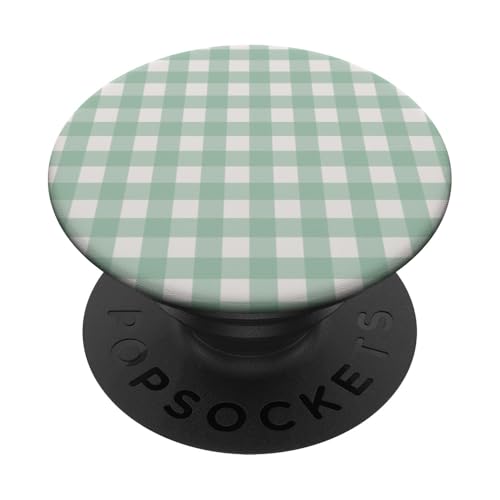 Hellgrün Beige Gingham Plaid Ästhetisch Adrett Vintage PopSockets Klebender PopGrip Hellgrün Beige Gingham Plaid Ästhetisch Adrett Vintage PopSockets Klebender PopGrip von Classic Gingham Plaid Chic