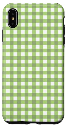 Hellgrünes Gingham-Karo, ästhetisch, Mädchen, adrett, Vintage Hülle für iPhone XS Max Hellgrünes Gingham-Karo, ästhetisch, Mädchen, adrett, Vintage Hülle für iPhone XS Max von Classic Gingham Plaid Chic