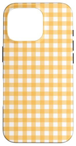 Hellorange Gingham Plaid Ästhetisch Girly Adrett Vintage Hülle für iPhone 16 Pro Hellorange Gingham Plaid Ästhetisch Girly Adrett Vintage Hülle für iPhone 16 Pro von Classic Gingham Plaid Chic