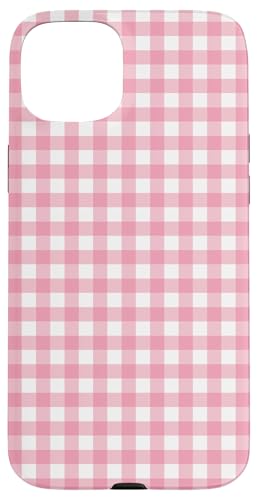 Hellrosa Weiß Gingham Plaid Ästhetisch Mädchen adrett niedlich Hülle für iPhone 15 Plus Hellrosa Weiß Gingham Plaid Ästhetisch Mädchen adrett niedlich Hülle für iPhone 15 Plus von Classic Gingham Plaid Chic