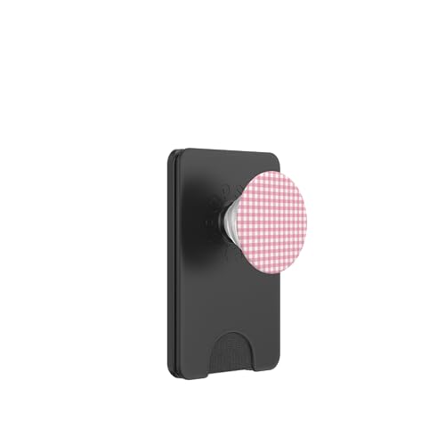 Hellrosa Weiß Gingham Plaid Ästhetisch Mädchen adrett niedlich PopSockets PopWallet für MagSafe Hellrosa Weiß Gingham Plaid Ästhetisch Mädchen adrett niedlich PopSockets PopWallet für MagSafe von Classic Gingham Plaid Chic