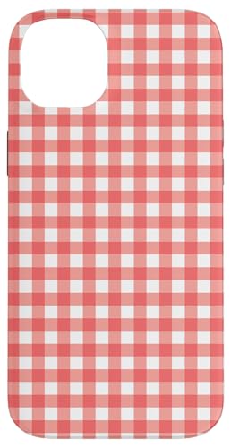 Korallenrosa Gingham Plaid ästhetisch Mädchen adrett Vintage niedlich Hülle für iPhone 14 Plus Korallenrosa Gingham Plaid ästhetisch Mädchen adrett Vintage niedlich Hülle für iPhone 14 Plus von Classic Gingham Plaid Chic