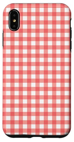 Korallenrosa Gingham Plaid ästhetisch Mädchen adrett Vintage niedlich Hülle für iPhone XS Max Korallenrosa Gingham Plaid ästhetisch Mädchen adrett Vintage niedlich Hülle für iPhone XS Max von Classic Gingham Plaid Chic