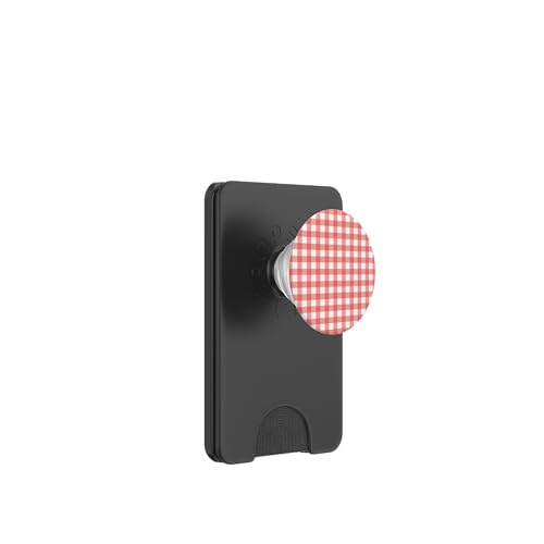 Korallenrosa Gingham Plaid ästhetisch Mädchen adrett Vintage niedlich PopSockets PopWallet für MagSafe Korallenrosa Gingham Plaid ästhetisch Mädchen adrett Vintage niedlich PopSockets PopWallet für MagSafe von Classic Gingham Plaid Chic