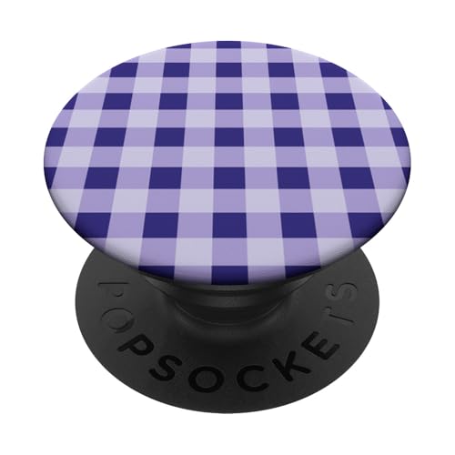 Lila Gingham Plaid Ästhetisch Girly Adrett Vintage Cute PopSockets Klebender PopGrip Lila Gingham Plaid Ästhetisch Girly Adrett Vintage Cute PopSockets Klebender PopGrip von Classic Gingham Plaid Chic