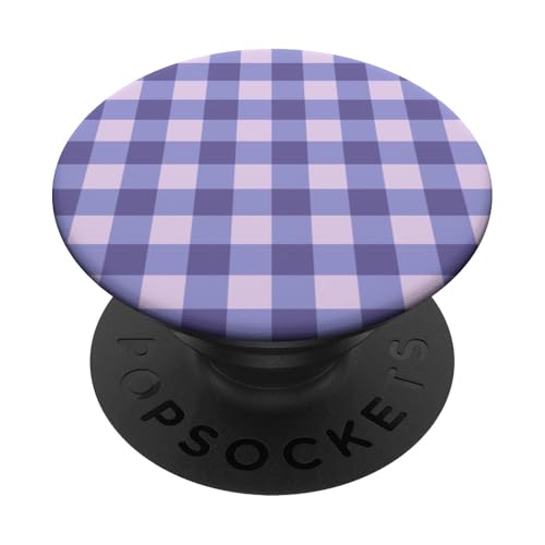 Lila Pink Gingham Plaid Ästhetisch Girly Adrett Vintage PopSockets Klebender PopGrip Lila Pink Gingham Plaid Ästhetisch Girly Adrett Vintage PopSockets Klebender PopGrip von Classic Gingham Plaid Chic
