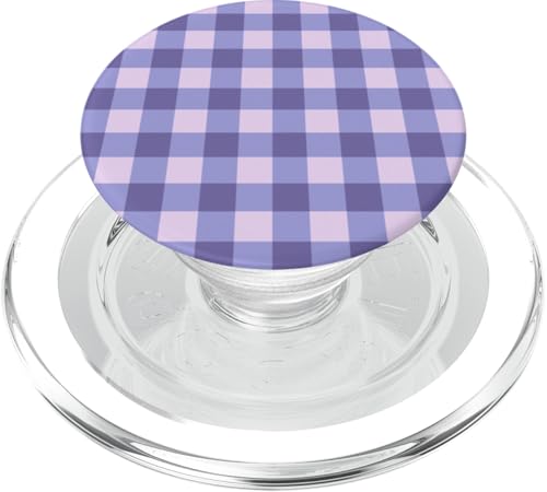 Lila Pink Gingham Plaid Ästhetisch Girly Adrett Vintage PopSockets PopGrip für MagSafe Lila Pink Gingham Plaid Ästhetisch Girly Adrett Vintage PopSockets PopGrip für MagSafe von Classic Gingham Plaid Chic