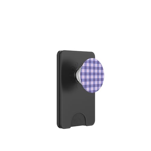 Lila Pink Gingham Plaid Ästhetisch Girly Adrett Vintage PopSockets PopWallet für MagSafe Lila Pink Gingham Plaid Ästhetisch Girly Adrett Vintage PopSockets PopWallet für MagSafe von Classic Gingham Plaid Chic
