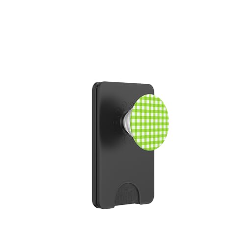Limettengrün / Weiß Gingham Ästhetisch Girly Adrett Vintage PopSockets PopWallet für MagSafe Limettengrün / Weiß Gingham Ästhetisch Girly Adrett Vintage PopSockets PopWallet für MagSafe von Classic Gingham Plaid Chic