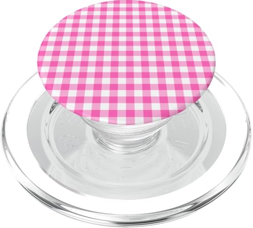 Pink Gingham Plaid Aesthetic Girly Adrett Vintage Cute Boho PopSockets PopGrip für MagSafe Pink Gingham Plaid Aesthetic Girly Adrett Vintage Cute Boho PopSockets PopGrip für MagSafe von Classic Gingham Plaid Chic