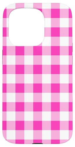 Pink White Gingham Plaid Ästhetisch Girly Adrett Vintage Cute Hülle für iPhone 15 Pro Pink White Gingham Plaid Ästhetisch Girly Adrett Vintage Cute Hülle für iPhone 15 Pro von Classic Gingham Plaid Chic