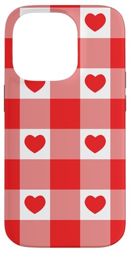 Red Gingham Hearts Plaid Aesthetic Girly Adrett Vintage Cute Hülle für iPhone 14 Pro Red Gingham Hearts Plaid Aesthetic Girly Adrett Vintage Cute Hülle für iPhone 14 Pro von Classic Gingham Plaid Chic
