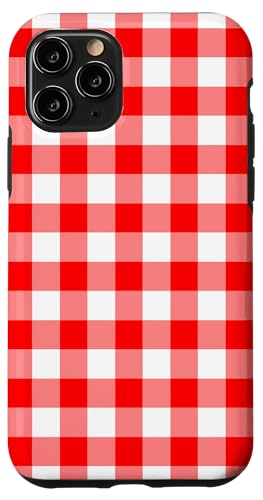 Rot Weiß Gingham Plaid Ästhetisch Mädchen Adrett Vintage Niedlich Hülle für iPhone 11 Pro Rot Weiß Gingham Plaid Ästhetisch Mädchen Adrett Vintage Niedlich Hülle für iPhone 11 Pro von Classic Gingham Plaid Chic