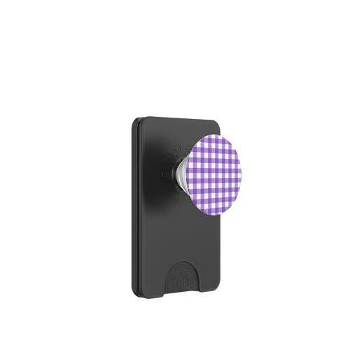 Violet Gingham Plaid Aesthetic Girly Adrett Vintage Cute PopSockets PopWallet für MagSafe Violet Gingham Plaid Aesthetic Girly Adrett Vintage Cute PopSockets PopWallet für MagSafe von Classic Gingham Plaid Chic