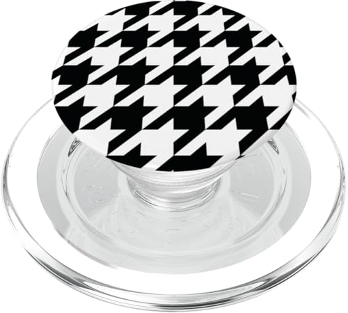 Klassisch, Schwarz, Hahnentrittmuster, Hahnentrittmuster PopSockets PopGrip für MagSafe Klassisch, Schwarz, Hahnentrittmuster, Hahnentrittmuster PopSockets PopGrip für MagSafe von Classic Houndstooth Designs