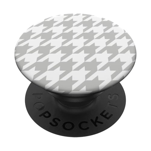 Klassisches Grau, Hahnentritt-Muster, Hahnentrittmuster PopSockets Klebender PopGrip Klassisches Grau, Hahnentritt-Muster, Hahnentrittmuster PopSockets Klebender PopGrip von Classic Houndstooth Designs