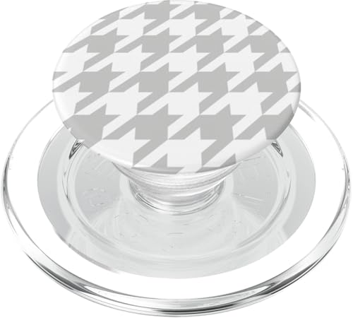 Klassisches Grau, Hahnentritt-Muster, Hahnentrittmuster PopSockets PopGrip für MagSafe Klassisches Grau, Hahnentritt-Muster, Hahnentrittmuster PopSockets PopGrip für MagSafe von Classic Houndstooth Designs