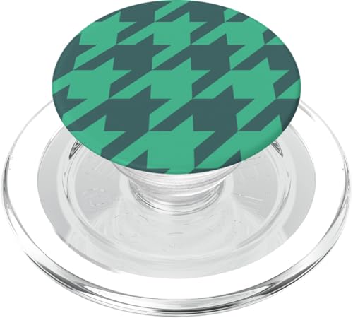 Klassisches Grün, Hahnentrittmuster, Hahnentrittmuster PopSockets PopGrip für MagSafe Klassisches Grün, Hahnentrittmuster, Hahnentrittmuster PopSockets PopGrip für MagSafe von Classic Houndstooth Designs