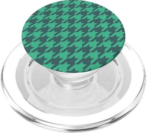 Klassisches Grün, Hahnentrittmuster, Hahnentrittmuster PopSockets PopGrip für MagSafe Klassisches Grün, Hahnentrittmuster, Hahnentrittmuster PopSockets PopGrip für MagSafe von Classic Houndstooth Designs
