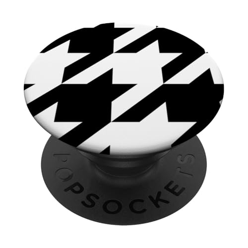 Klassisches Hahnentritt-Muster, Hahnentrittmuster PopSockets Klebender PopGrip Klassisches Hahnentritt-Muster, Hahnentrittmuster PopSockets Klebender PopGrip von Classic Houndstooth Designs