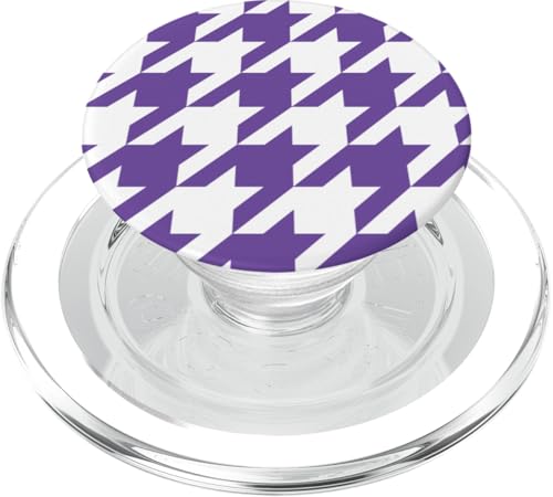 Klassisches Lila, Hahnentritt-Muster, Hahnentrittmuster PopSockets PopGrip für MagSafe Klassisches Lila, Hahnentritt-Muster, Hahnentrittmuster PopSockets PopGrip für MagSafe von Classic Houndstooth Designs