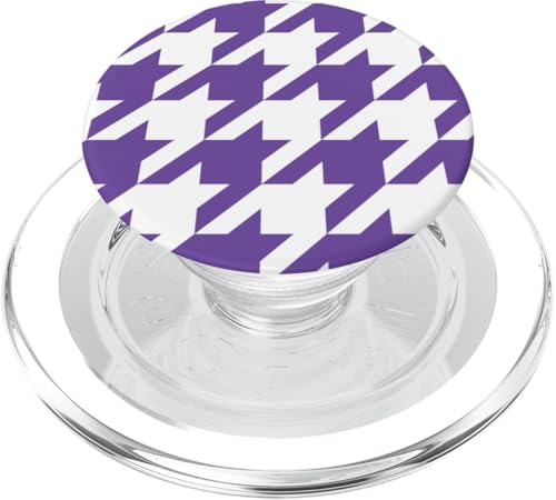 Klassisches Lila, Hahnentritt-Muster, Hahnentrittmuster PopSockets PopGrip für MagSafe Klassisches Lila, Hahnentritt-Muster, Hahnentrittmuster PopSockets PopGrip für MagSafe von Classic Houndstooth Designs