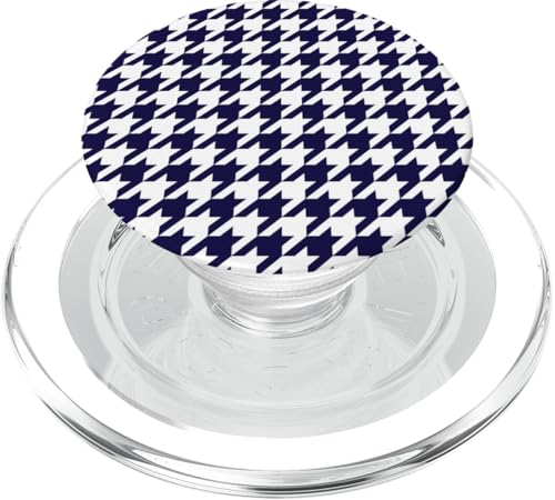 Klassisches Marineblau, Hahnentrittmuster, Hahnentrittmuster PopSockets PopGrip für MagSafe Klassisches Marineblau, Hahnentrittmuster, Hahnentrittmuster PopSockets PopGrip für MagSafe von Classic Houndstooth Designs