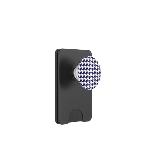 Klassisches Marineblau, Hahnentrittmuster, Hahnentrittmuster PopSockets PopWallet für MagSafe Klassisches Marineblau, Hahnentrittmuster, Hahnentrittmuster PopSockets PopWallet für MagSafe von Classic Houndstooth Designs