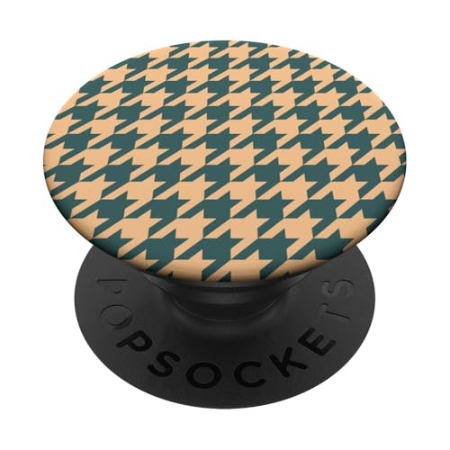 Niedlich, gelb und grün, Hahnentrittmuster, Hahnentrittmuster PopSockets Klebender PopGrip Niedlich, gelb und grün, Hahnentrittmuster, Hahnentrittmuster PopSockets Klebender PopGrip von Classic Houndstooth Designs