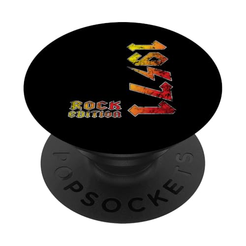 Vintage 1971 Rock Edition Retro Music Lovers Gift PopSockets Klebender PopGrip von Classic Rock Vibes | 70s Retro Music Tees
