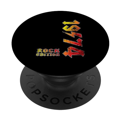 Vintage 1974 Rock Edition Retro Music Lovers Gift PopSockets Klebender PopGrip von Classic Rock Vibes | 70s Retro Music Tees