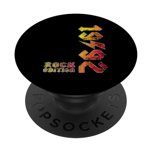 Vintage 1992 Rock Edition Retro Music Lovers Gift PopSockets Klebender PopGrip von Classic Rock Vibes | 70s Retro Music Tees