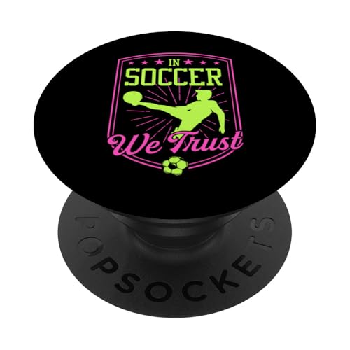 Dem Fußball vertrauen wir PopSockets Klebender PopGrip Dem Fußball vertrauen wir PopSockets Klebender PopGrip von Classic Style Soccer Merch With a Retro Aesthetic