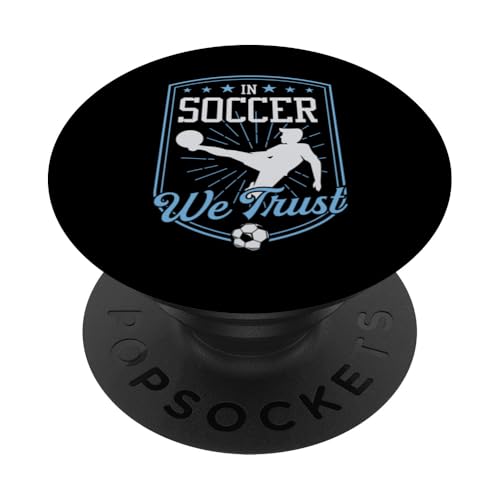 Dem Fußball vertrauen wir PopSockets Klebender PopGrip Dem Fußball vertrauen wir PopSockets Klebender PopGrip von Classic Style Soccer Merch With a Retro Aesthetic