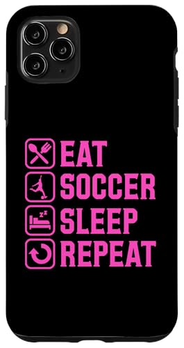 Eat Soccer Sleep Repeat Simple Basic Soccer Hülle für iPhone 11 Pro Max Eat Soccer Sleep Repeat Simple Basic Soccer Hülle für iPhone 11 Pro Max von Classic Style Soccer Merch With a Retro Aesthetic