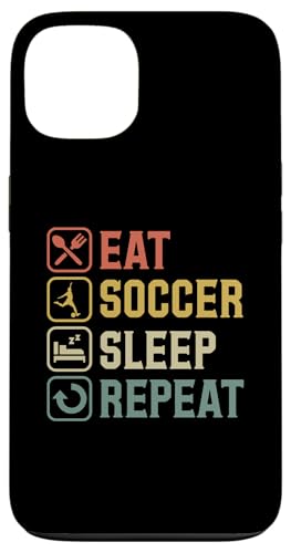 Eat Soccer Sleep Repeat Simple Basic Soccer Hülle für iPhone 13 Eat Soccer Sleep Repeat Simple Basic Soccer Hülle für iPhone 13 von Classic Style Soccer Merch With a Retro Aesthetic