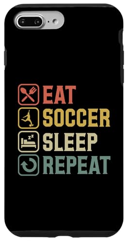 Eat Soccer Sleep Repeat Simple Basic Soccer Hülle für iPhone 7 Plus/8 Plus Eat Soccer Sleep Repeat Simple Basic Soccer Hülle für iPhone 7 Plus/8 Plus von Classic Style Soccer Merch With a Retro Aesthetic