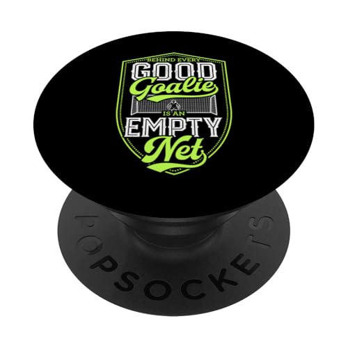 Hinter jedem guten Torwart steckt ein leeres Netz PopSockets Klebender PopGrip Hinter jedem guten Torwart steckt ein leeres Netz PopSockets Klebender PopGrip von Classic Style Soccer Merch With a Retro Aesthetic