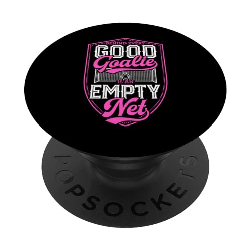 Hinter jedem guten Torwart steckt ein leeres Netz PopSockets Klebender PopGrip von Classic Style Soccer Merch With a Retro Aesthetic
