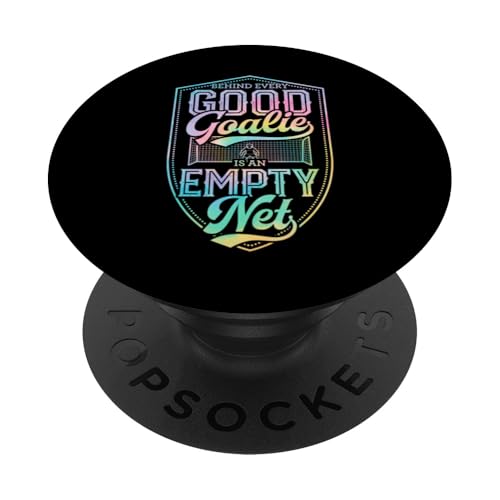 Hinter jedem guten Torwart steckt ein leeres Netz PopSockets Klebender PopGrip Hinter jedem guten Torwart steckt ein leeres Netz PopSockets Klebender PopGrip von Classic Style Soccer Merch With a Retro Aesthetic