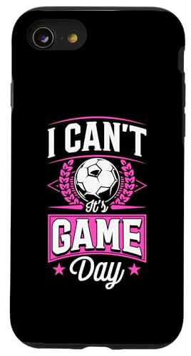 I Can't It's Game Day Fußball Humor Hülle für iPhone SE (2020) / 7 / 8 von Classic Style Soccer Merch With a Retro Aesthetic